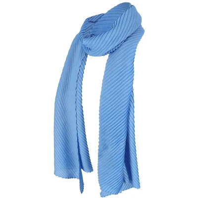 Afbeelding van Sarlini Langwerpige Plisse Sjaal Mid Blauw