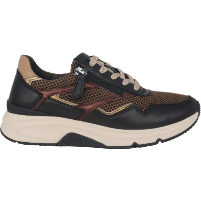Afbeelding van Gabor rollingsoft sensitive 56.896.41 dames rollende wandelsneaker multikleur maat 38 (EU) 5 (UK)