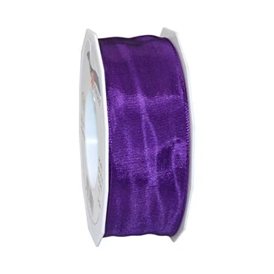 Afbeelding van Präsent Lyon Bedraad Taflint Violet 40 mm Breedte, 25 m Lengte