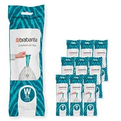 Afbeelding van Brabantia PerfectFit afvalzak Code W (5 liter) (set van 10)