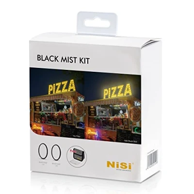 Afbeelding van NiSi 95 mm Black ProMist filterkit Mist 1/4, 1/8, reinigingsdoek en filtertas