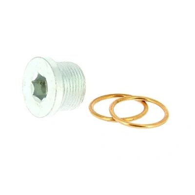 Afbeelding van XLTECH 300077 olieaftapschroef M22 x 150 Nr. 77 + 2 metalen afdichtingen, diameter 22 mm, voor oliebakken