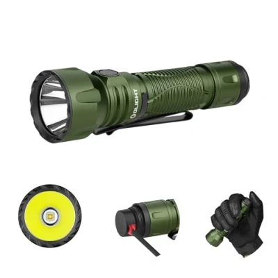 Afbeelding van OLIGHT Javelot LED zaklamp 134.000 candela, 730 meter lichtbereik Tactische oplaadbaar tot 72 dagen looptijd met 6 modi heldere zaklamp, 197 g kleine handlamp voor buiten OD Groen