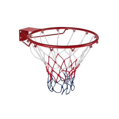 Afbeelding van Midwest Basketbalring + net 45 cm rood