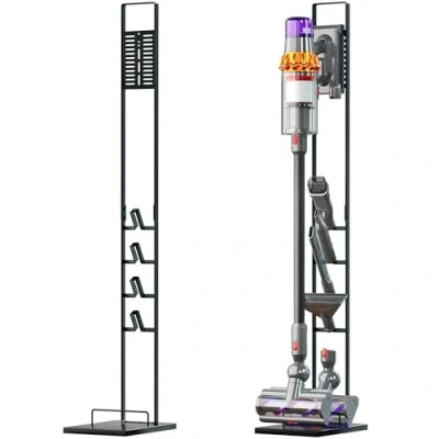Afbeelding van vhbw Stofzuigerhouder, standaard, compatibel met Dyson V15s Detect Submarine accustofzuiger, handstofzuiger, donkergrijs