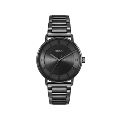Afbeelding van HUGO Horloge, Heren, Maat: One Size, Schwarz