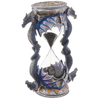 Afbeelding van Design Toscano Death&#039;s Door Dragon Gothic Decor Standbeeld Zandloper Zandtimer, 15 cm, Polyresin, Full Color