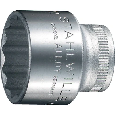 Afbeelding van Stahlwille Dopsleutelbit 3/8 inch 12 kant sleutelwijdte 7 mm lengte 24 1 stuk 02010007