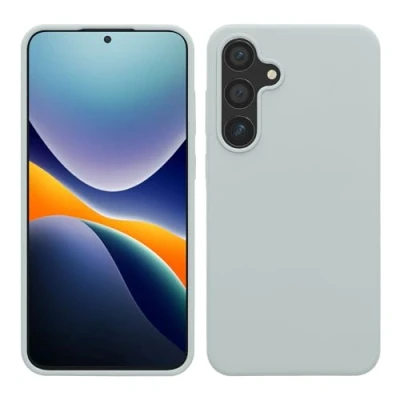 Afbeelding van kwmobile telefoonhoesje geschikt voor Samsung Galaxy S24 Plus Hoesje met siliconen coating Smartphone case in cool mint