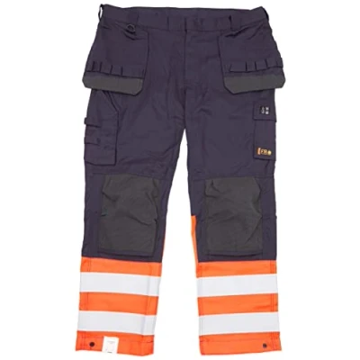 Afbeelding van Blaklader Multinorm inherent werkbroek 1489 1513 Marineblauw/Oranje C48