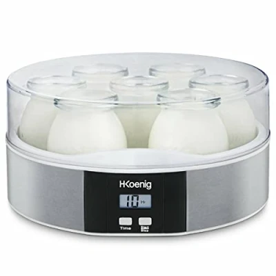 Afbeelding van H. Koenig ELY70 Yoghurtmaker 7 potjes