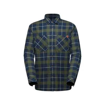 Afbeelding van Mammut Alvra Overhemd, Heren, Maat: XXL, Marine dark marsh