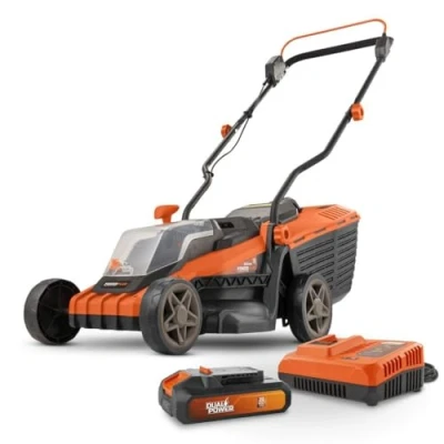 Afbeelding van Powerplus POWDPGLWS1 Dual Power Accu Grasmaaier 20 V Incl. batterij en oplader grasopvangbak achteruitworp
