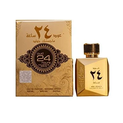 Afbeelding van Oud 24 Uur Majestic Gold Edition Edp parfum voor Mannen en Vrouwen 100ml Door Ard Al Zaafaran Beste gift