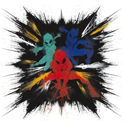 Afbeelding van Komar Into Adventure Spider Man Color Explosion IADX6 080