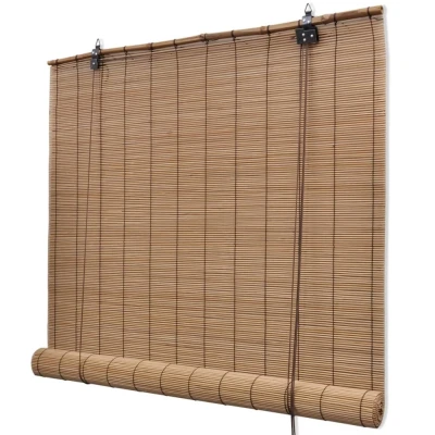 Afbeelding van Rolgordijn 100x160 cm bamboe bruin