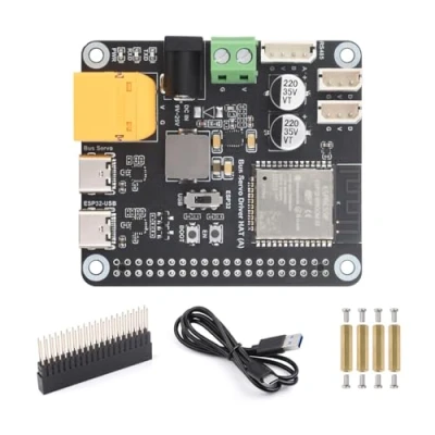 Afbeelding van Waveshare Serial Bus Servo Driver HAT, Integrates ESP32 And Control Circuit, Suitable for ST/RSBL Series Servos