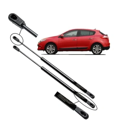 Afbeelding van Ramor Strutz 2x Gasveer Demper Achterklep Compatibel met Renault Megane Mk3 2008 2016. Gasveren Achterklepdemper voor Kofferbak Vervanging 904510001R en anderen.