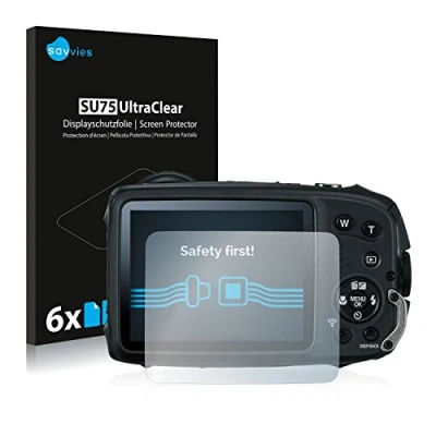 Afbeelding van Savvies (6 Stuks) Schermbeschermer voor Fujifilm FinePix XP120 Screen Protector Ultra Transparant