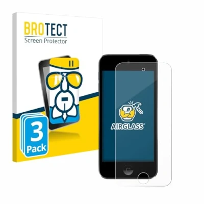 Afbeelding van BROTECT Glas Screen Protector voor Apple iPod Touch (Gen.5/6/7) (3 Stuks) Schermbeschermer [9H Hardheid, Beschermglas Folie niet Gehard Glas]