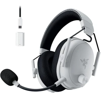 Afbeelding van Razer BlackShark V3 Pro Draadloze e sportheadset met ruisonderdrukking TriForce drivers 50mm Afneembare HyperClear microfoon HyperSpeed Wireless 2,4 GHz &amp; Bluetooth FPS PC/Mac Wit