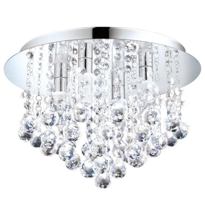 Afbeelding van EGLOÂ BatholinoÂ AlmonteÂ Â PlafondlampÂ 4Â LichtsÂ ChroomÂ Helder