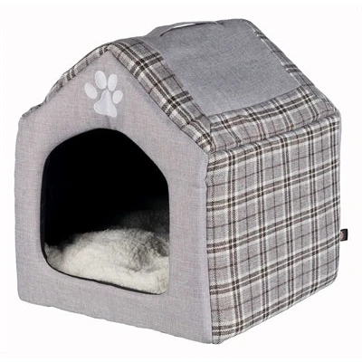 Afbeelding van Trixie Relax Iglo Hondenhuis Silas Grijs/Creme 40X45X40 CM