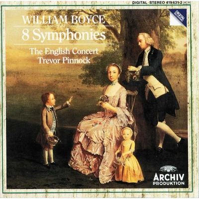 Afbeelding van Trevor Pinnock, The English Concert William Boyce: 8 Symphonies (CD)