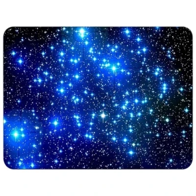 Afbeelding van Silent Monsters Muismat Grootte S (36 x 25 cm), Mouse Pad Design: Ruimte, Laser Besnoeiing Rand, voor Bureau en Gaming, Mousepad Antislip rubberen basis