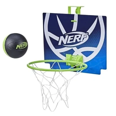 Afbeelding van NERF Nerfoop Classic Mini Foam Basketball and Hoop Groen