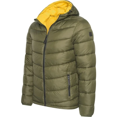 Afbeelding van Cappuccino Italia Jas Winter Hooded Jacket Army Groen Maat XL