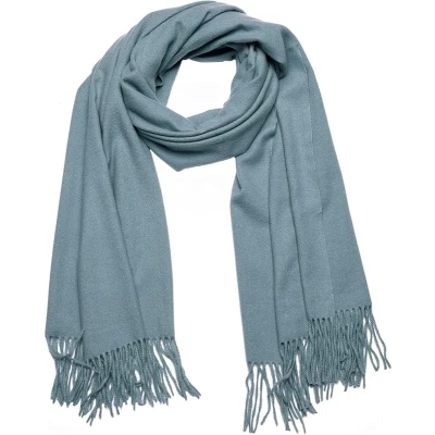 Afbeelding van Dames Winter Sjaal warme en zachte XXL 200 x 70 cm blauw