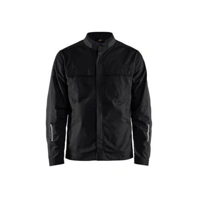 Afbeelding van Blaklader 444418329998L Stretch industriële jas, zwart/donkergrijs, maat L