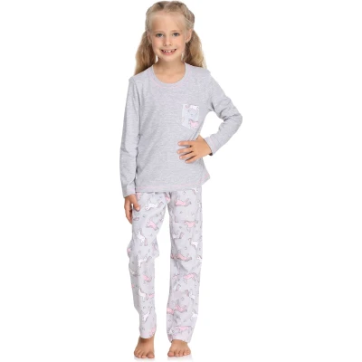 Afbeelding van Merry Style Meisjes Pyjama Lange mouwen broek Katoen MS MS10 215 PJ Gemêleerd/Einhorn 158
