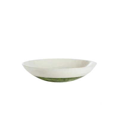 Afbeelding van Light &amp; Living Schaal BINANGA Ø34x7.5cm Wit