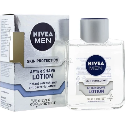 Afbeelding van 6er Pack Nivea After Shave Balsam Silver Protect met antibacterieel effect 100ml