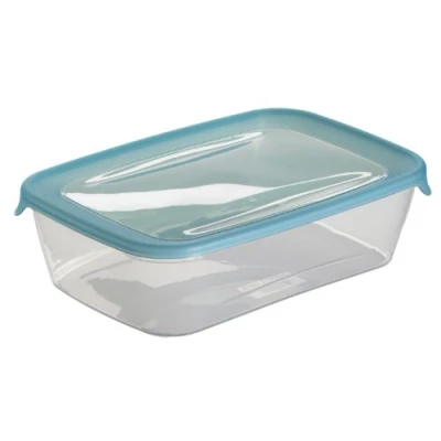 Afbeelding van Curver 180690 Fresh&#039;N Go vershouddoos, dicht afsluitbaar, rechthoekig, polypropyleen, transparant/blauw
