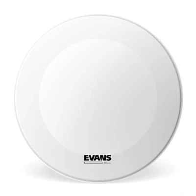 Afbeelding van Evans BD22RGCW NP EQ3 No Port Coated White 22 inch bassdrumvel