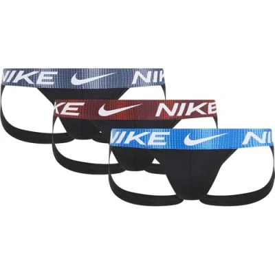 Afbeelding van Nike Underwear JOCK Strap 3 PACK Slip, Heren, Maat: Large, Black