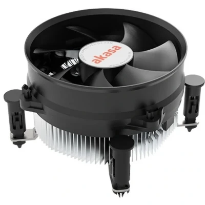 Afbeelding van Akasa AK CC6603EP01 koelsysteem voor computers Processor Koelplaat/radiatoren 9,5 cm Aluminium, Zwar