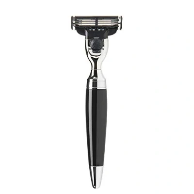 Afbeelding van Muhle Stylo scheermes Mach3 zwart chroom