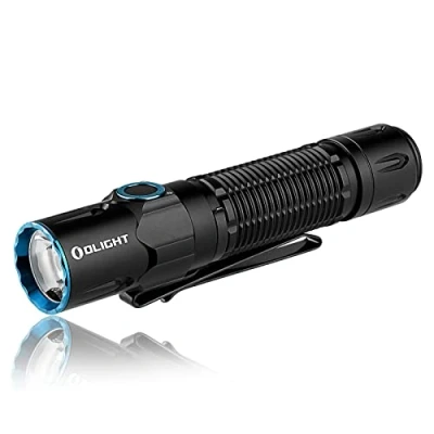 Afbeelding van OLIGHT Warrior 3S Tactische Zaklamp 2300 Lumen, Extreem Heldere met 5 Modi, USB Oplaadbaar Afstandssensor IPX8 Waterdicht voor Kamperen Wandelen Survival en Zoeken (Zwart)