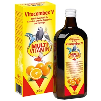 Afbeelding van Quiko Vitacombex V 500ml Multivitaminesap voor gezelschapsvogels