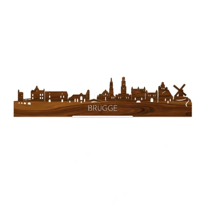 Afbeelding van Standing Skyline Brugge Palissander