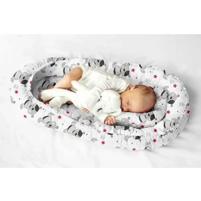 Afbeelding van Multifunctioneel babynestje Cocoon Baby Cocon Bumper Reiswieg 100% Katoen Anti Allergisch