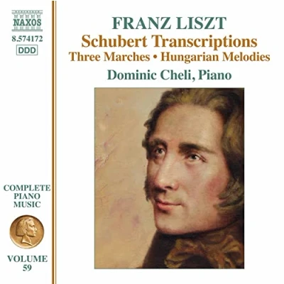 Afbeelding van Dominic Cheli Complete Piano Music, Vol. 59 Schubert Transcrip (CD)