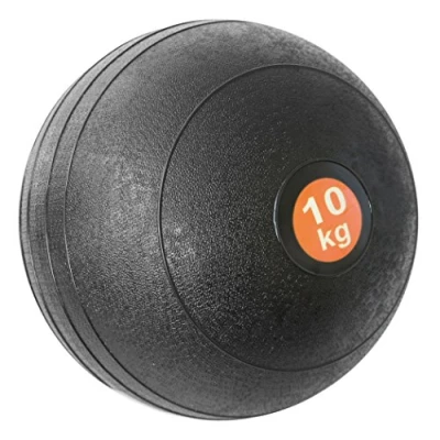 Afbeelding van Slam Ball 10 kg zwarte medicijnbal krachttraining bootcamp gewichten zwart