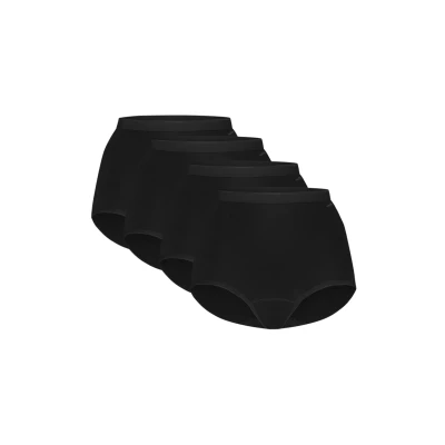 Afbeelding van ten Cate high waist slip zwart 4 pack voor Dames Maat XXL