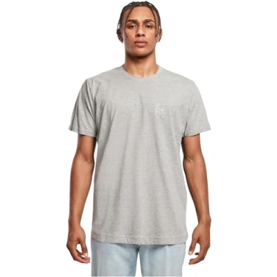 Afbeelding van Mister Tee Easy Sign heather grey Heren T shirt L Grijs