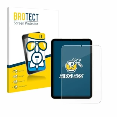 Afbeelding van BROTECT Screenprotector voor Apple iPad Mini 7 WiFi 2024 Folie Beschermfolie Beschermglas transparant